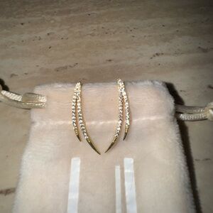 Uncommon James rhinestone ear climbers